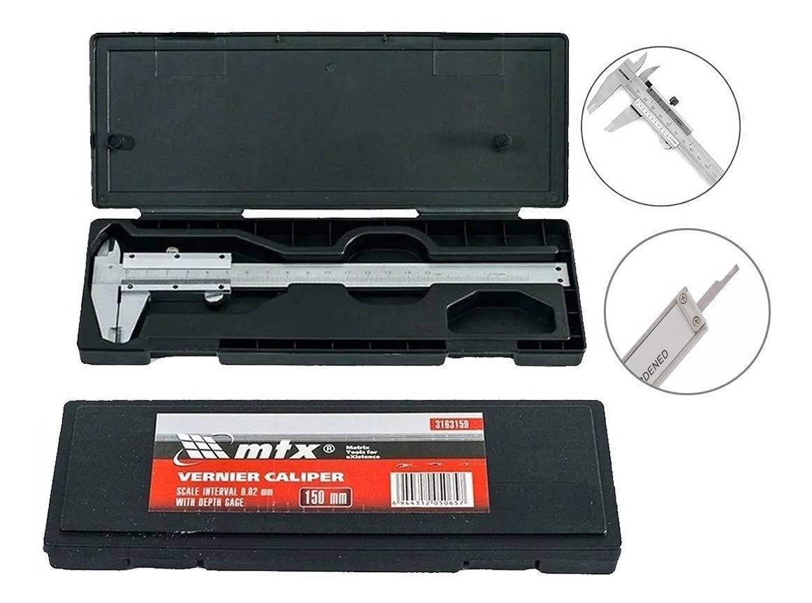 mtx paquimetro universal 150mm